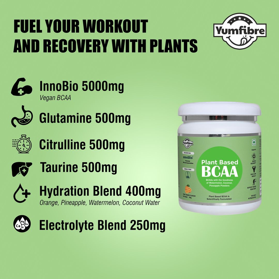 Plant Based BCAA | InnoBio Patented Microencapsulation Veg Source BCAA