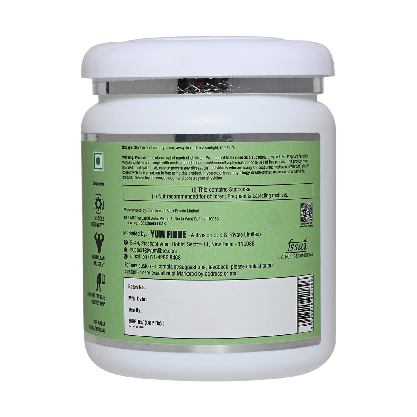 Plant Based BCAA | InnoBio Patented Microencapsulation Veg Source BCAA