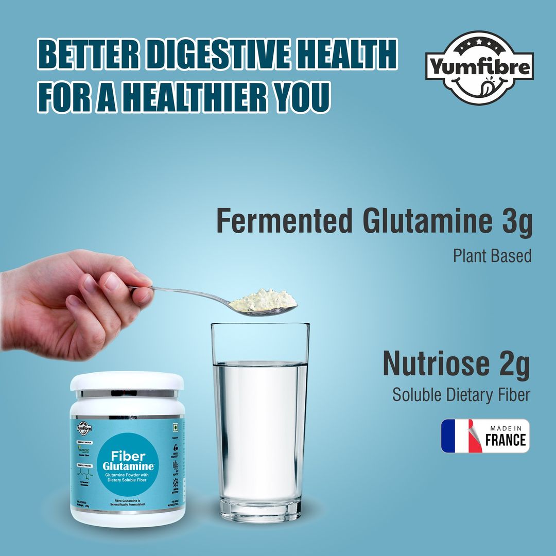 Fiber Glutamine | Plant Based Glutamine | Fermented Glutamine with Nutriose