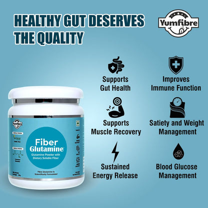 Fiber Glutamine | Plant Based Glutamine | Fermented Glutamine with Nutriose