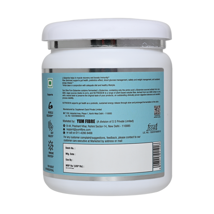 Fiber Glutamine | Plant Based Glutamine | Fermented Glutamine with Nutriose