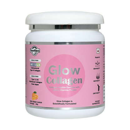 Glow Collagen | Marine Hydrolyzed Type I & III | Unstergen Undenatured Type II