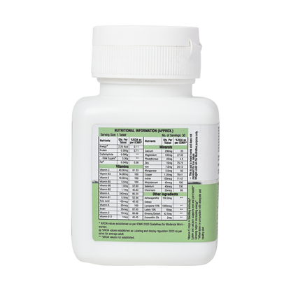 Daily Vitals Multivitamin | Clinically Proven Ingredients Lutemax | 29 Vitamins, Minerals & Herbs for Immunity Support