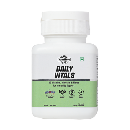 Daily Vitals Multivitamin | Clinically Proven Ingredients Lutemax | 29 Vitamins, Minerals & Herbs for Immunity Support