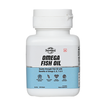 Omega Fish Oil 3, 6, 7  & 9 | Double Strength Fish Oil with Clinically Proven Ingredients