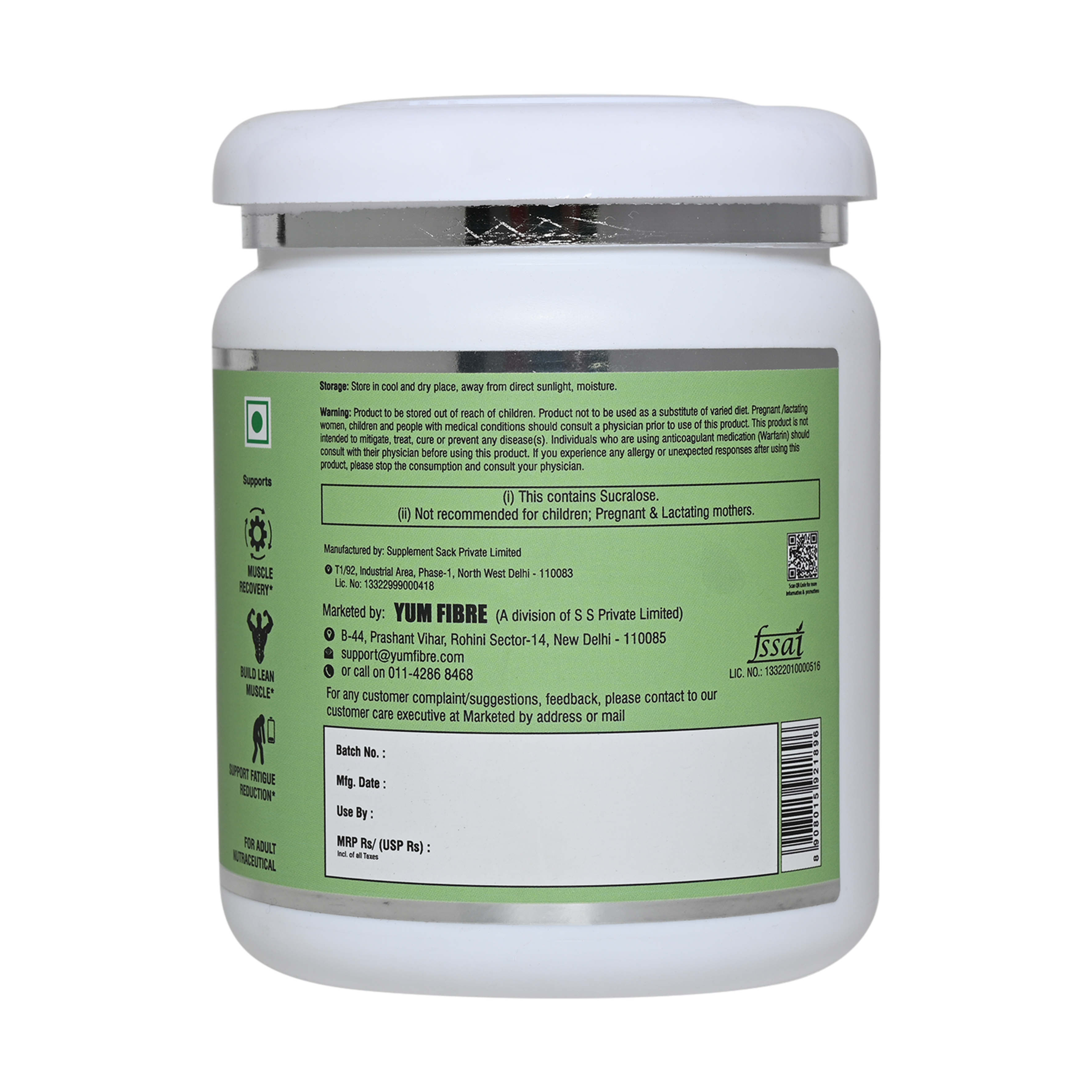 Plant Based BCAA | InnoBio Patented Microencapsulation Veg Source BCAA