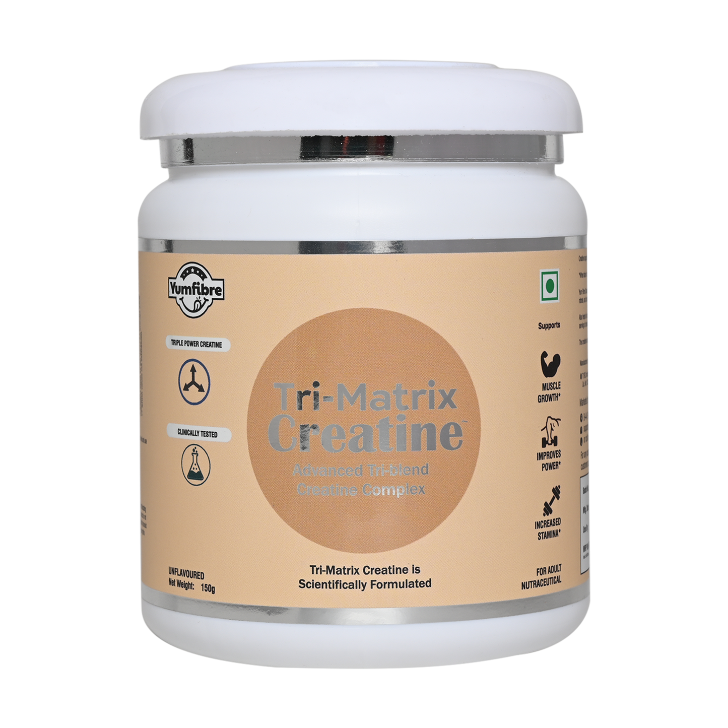 Tri-Matrix Creatine | Advanced Tri Blend with Monohydrate Hydrochloride Nitrate